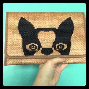 Marc by Marc jacobs Boston terrier dog clutch